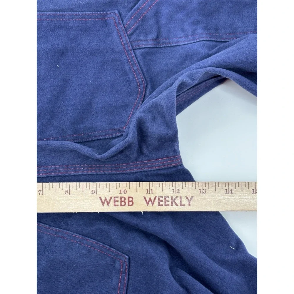 Vintage Ely Buckle Back Jeans Mens 26x33 Blue Denim Bootcut Made in USA Workwear
